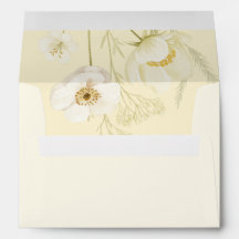 Elegant Butter yellow botanical modern wedding