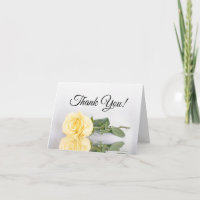 Elegant Butter Yellow Rose Wedding Photo Inside