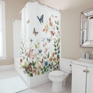 Elegant Butterflies with Lush Foliage