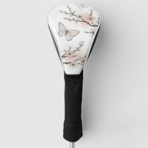 Elegant Butterfly Blossom (10) Golf Head Cover