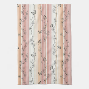 Elegant Butterfly Blossom (12) Kitchen Towel