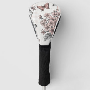 Elegant Butterfly Blossom (1) Golf Head Cover