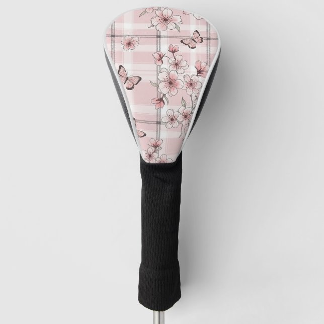 Elegant Butterfly Blossom (2) Golf Head Cover (Front)