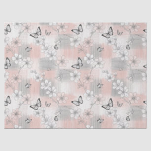 Elegant Butterfly Blossom (3) Tissue Paper