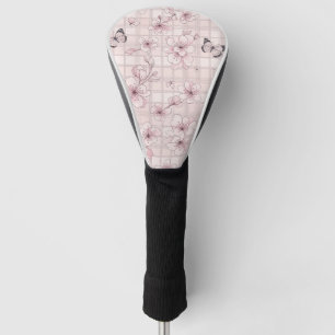 Elegant Butterfly Blossom (7) Golf Head Cover