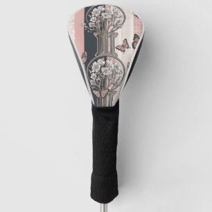Elegant Butterfly Blossom (8) Golf Head Cover