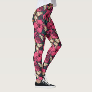 Elegant Butterfly Camo Accent Wear Clothes  Leggings