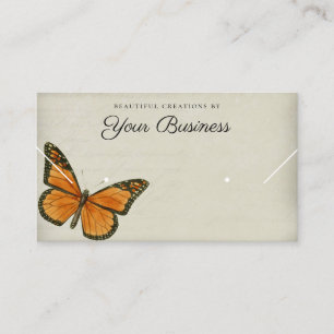 Elegant Butterfly Horizontal Jewellery Display  Business Card