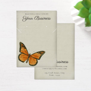 Elegant Butterfly Jewellery Earring Display Card