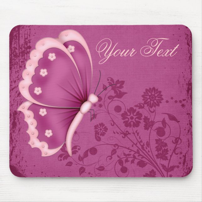 Elegant Butterfly  Mousepad (Front)
