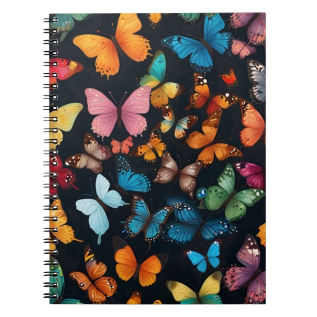 Elegant Butterfly Notebook (Front)