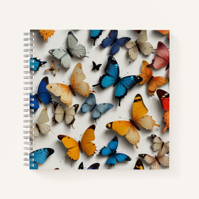 Elegant Butterfly Notebook (Front)