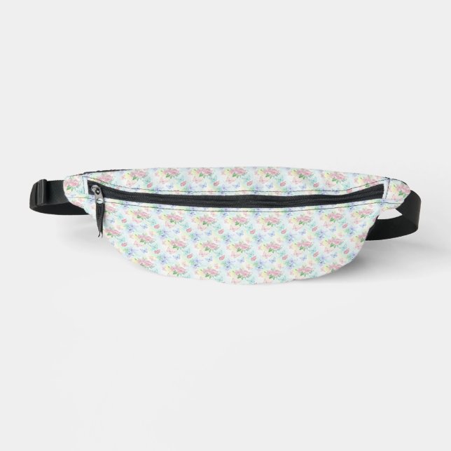 Elegant Butterfly Seamless Print Fanny Pack (Front)
