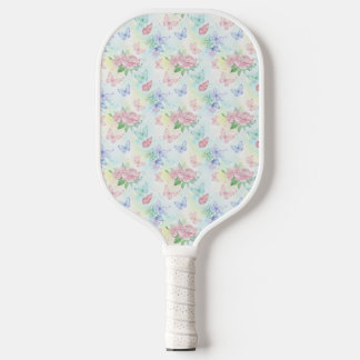 Elegant Butterfly Seamless Print Pickleball Paddle