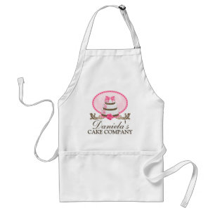 Elegant Cake Bakery Business Standard Apron