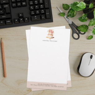 Elegant Cake Custom Letterhead