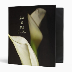 Elegant Calla Lillies Album Binder