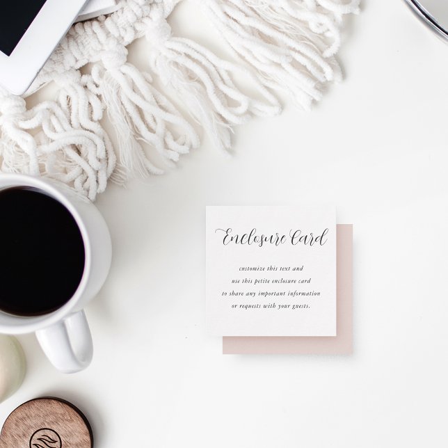 Elegant Calligraphy All Purpose Customizable Enclosure Card (Creator Uploaded)