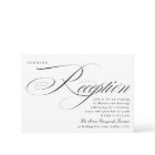 Elegant Calligraphy Black Tie Wedding Reception