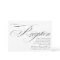 Elegant Calligraphy Black Tie Wedding Reception