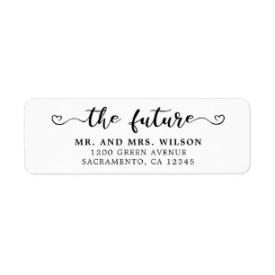 Elegant Calligraphy Black & White Wedding