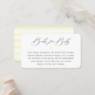 Elegant Calligraphy Book Request Enclosure Card