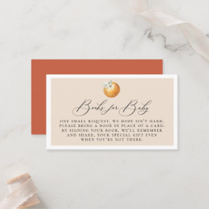 Elegant Calligraphy Book Request Enclosure Card