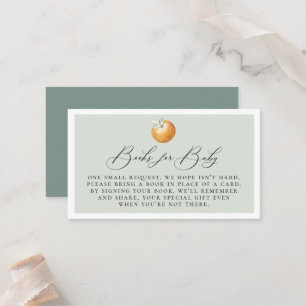 Elegant Calligraphy Book Request Enclosure Card