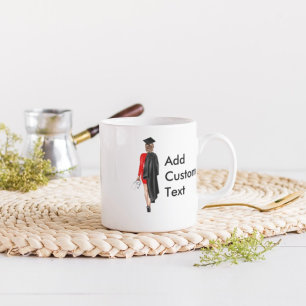 Elegant Calligraphy Custom Text Graduation Coffee  Mug