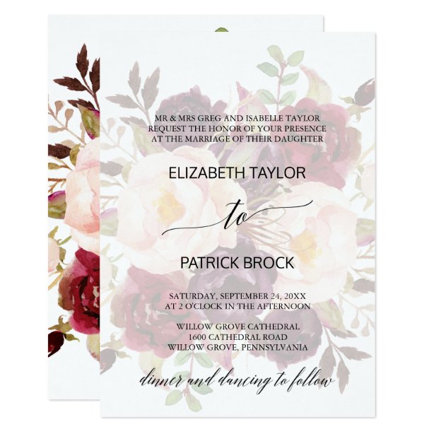 Cheap Wedding Invitations &amp; Announcements | Zazzle CA