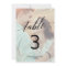 Elegant Calligraphy | Faded Photo 5x7 Table Number