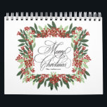 Elegant Calligraphy Hand Painted Christmas Custom Calendar<br><div class="desc">***this design is part of a christmas holiday collection*** _______________________ this design template is fully editable and customizable by you the customer - click personalize further button if you with to move, add, delete or make major changes to the design _______________________ *if you have any DESIGN questions or need more...</div>