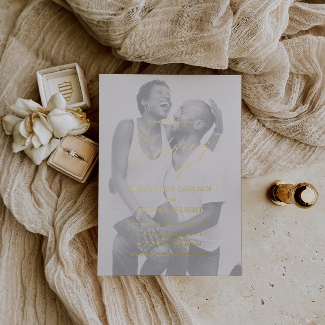 Elegant Calligraphy Photo Modern Wedding (Creator Uploaded)