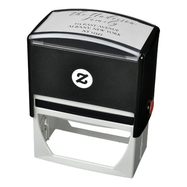 Elegant Calligraphy Return Address Self-inking Stamp (Product)