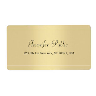 Elegant Calligraphy Script Gold Template Modern