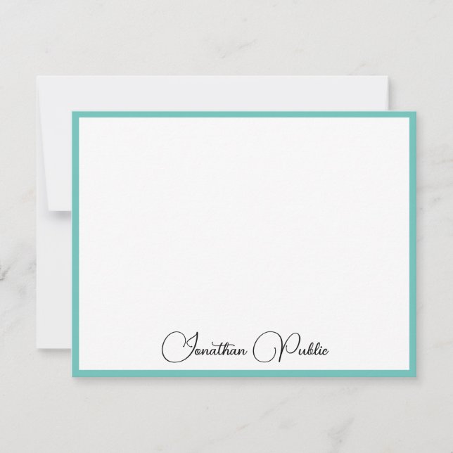 Elegant Calligraphy Script Name Template (Front)