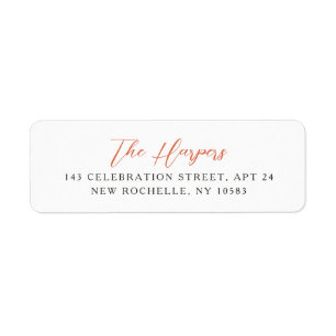 Elegant Calligraphy Script Personalized Name Red