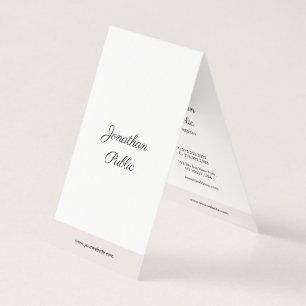 Elegant Calligraphy Script Professional Modern Business Card