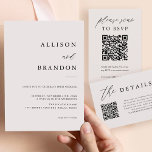 Elegant Calligraphy Simple Wedding Invitation<br><div class="desc">Elegant Calligraphy Simple Wedding Invitations</div>