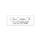 Elegant Calligraphy Stylish Return Address