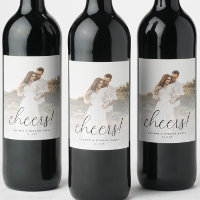 Elegant Calligraphy Wedding Favour Photo