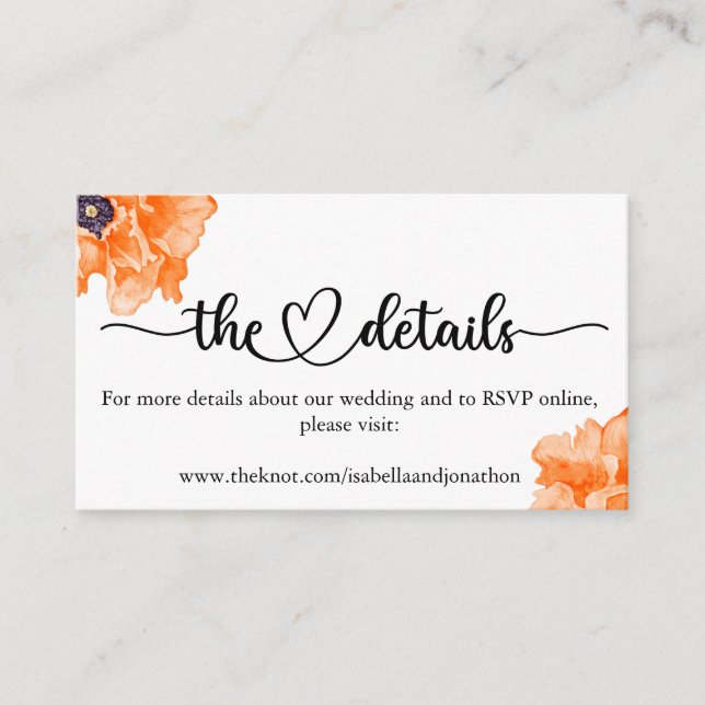 Elegant Calligraphy Wedding Website  Enclosure Car (Front)