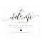 Elegant calligraphy Welcome Wedding Sign