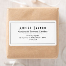 Elegant Candle Company V3 Return Address Label