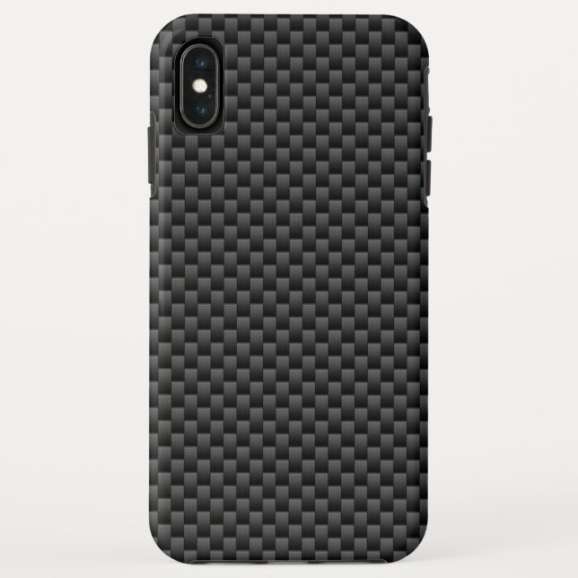Elegant Carbon Fibre Style Print Decor Case-Mate iPhone Case (Back)