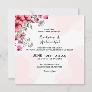 Elegant Card Wedding Invitation Card Design