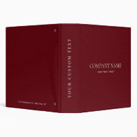 Elegant Cardinal Red Leather Look corporate