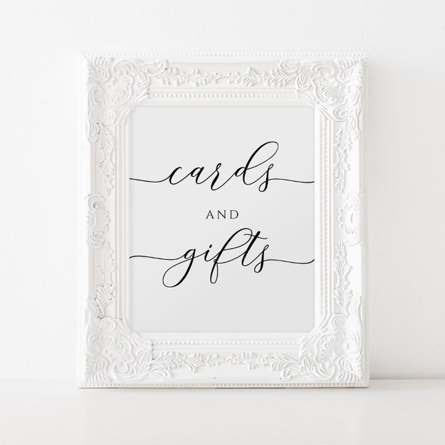 Elegant Cards and Gifts Sign Poster (Creator Uploaded)