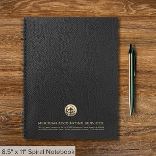 Élégant Carnet de logo comptable