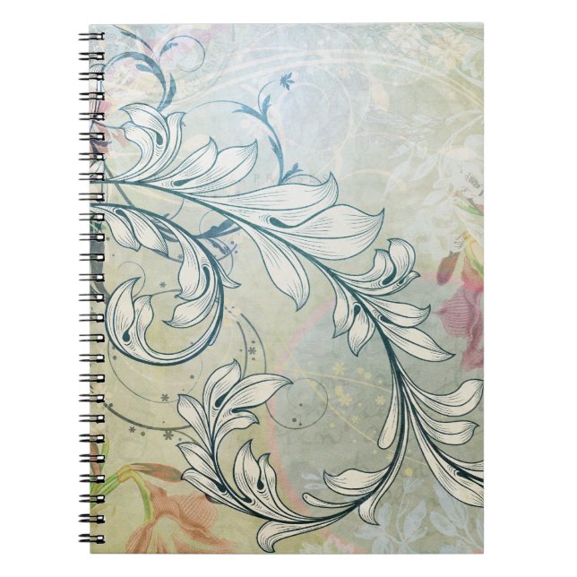 Élégant Carnet Floral (Devant)